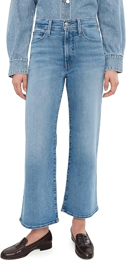 Madewell Короткие джинсы с широкими штанинами