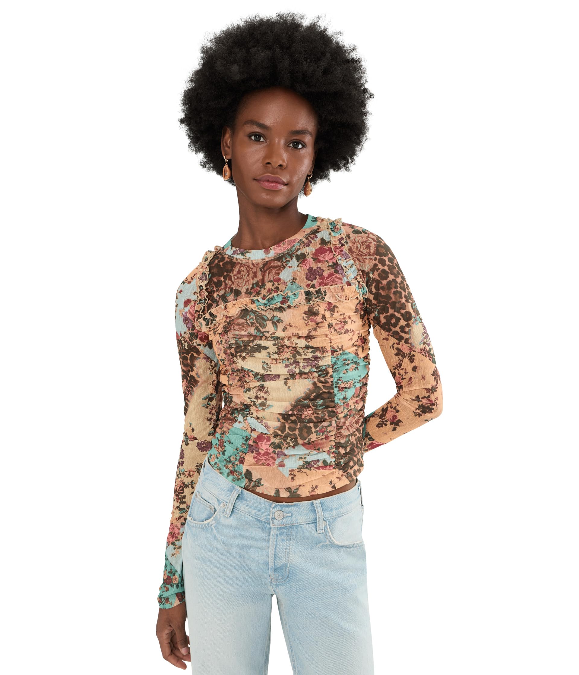 Ariana Long Sleeve Ruched Top