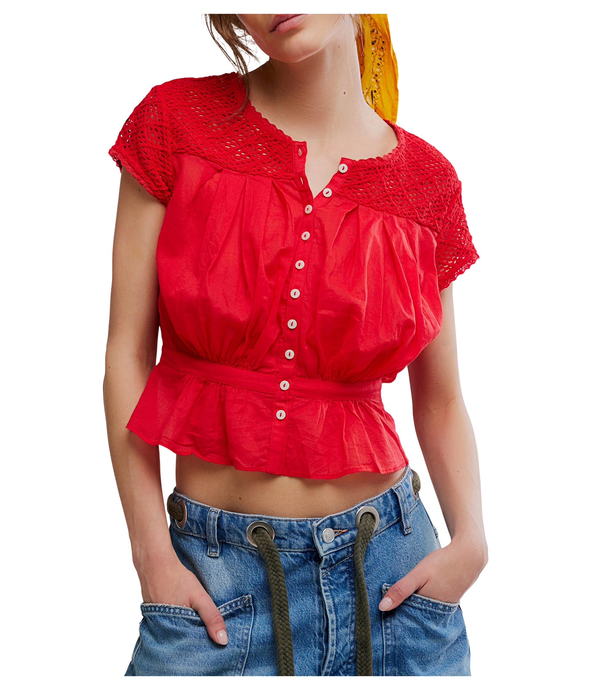 Glimmer Embroidered топ
