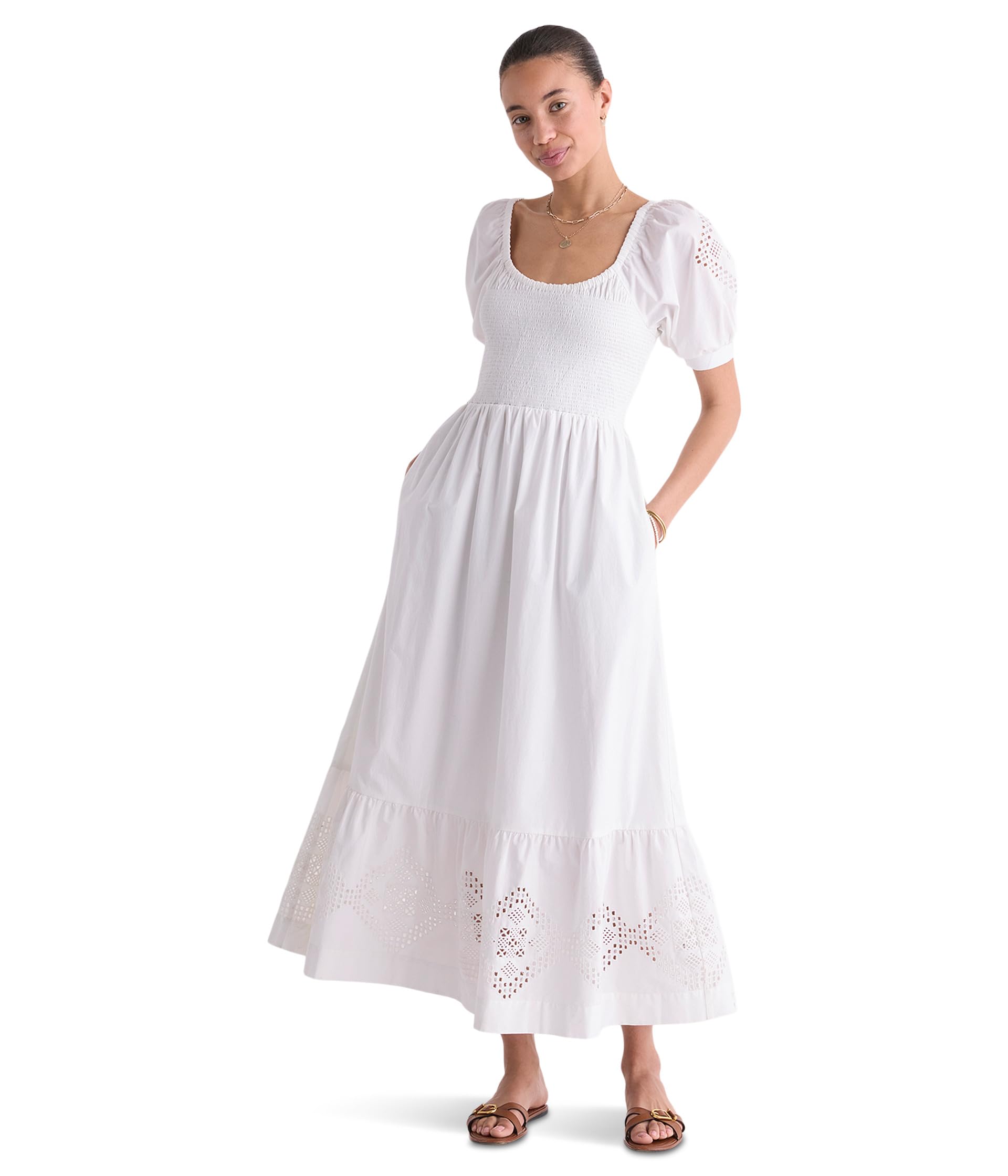 Платье Ellen с кружевом eyelet