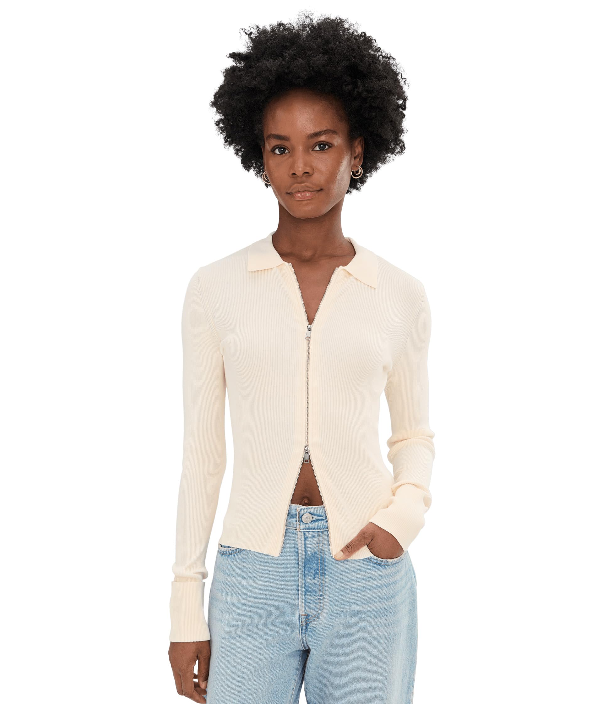 Sanctuary Only Yours Ribbed Zip свитер