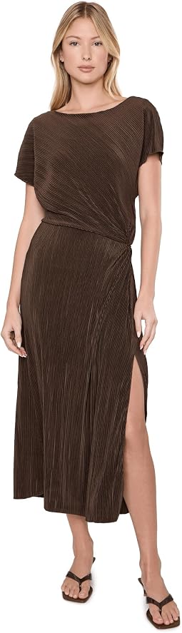 Vince Женское платье Directional Pleated Twist