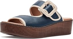 Navy Leather