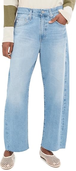 Hattie High-Rise Crop Barrel in Gesture