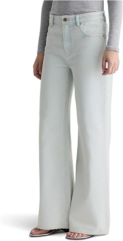 Saige Mid-Rise Wide Leg in Luminance