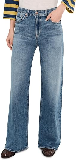 Джинсы AG Jeans Saige Mid-Rise Wide Leg в American West