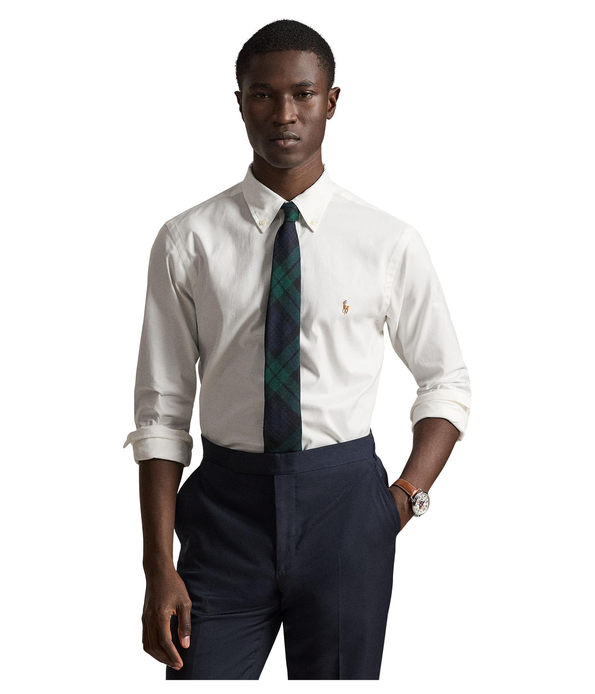 Polo Ralph Lauren мужская оксфордская рубашка классического кроя, Performance
