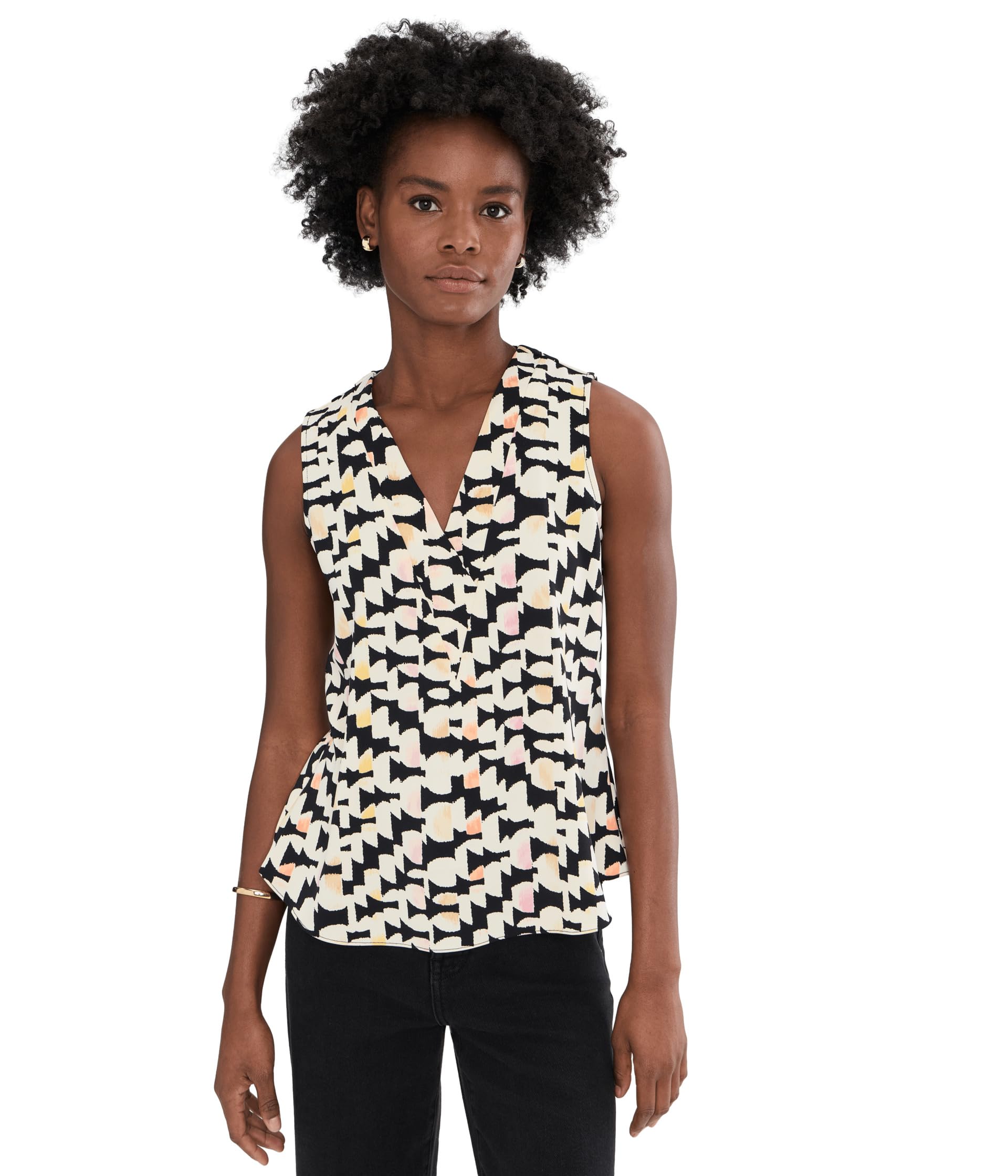 Mod Mix Crepe Tank