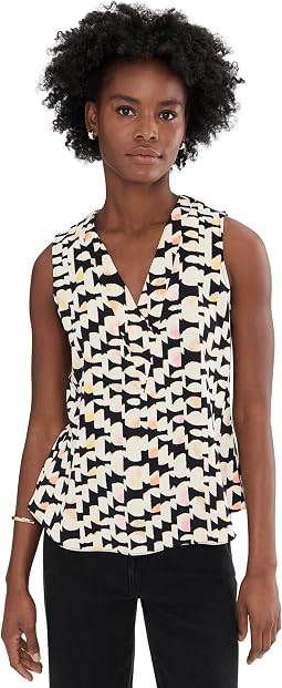 Mod Mix Crepe Tank