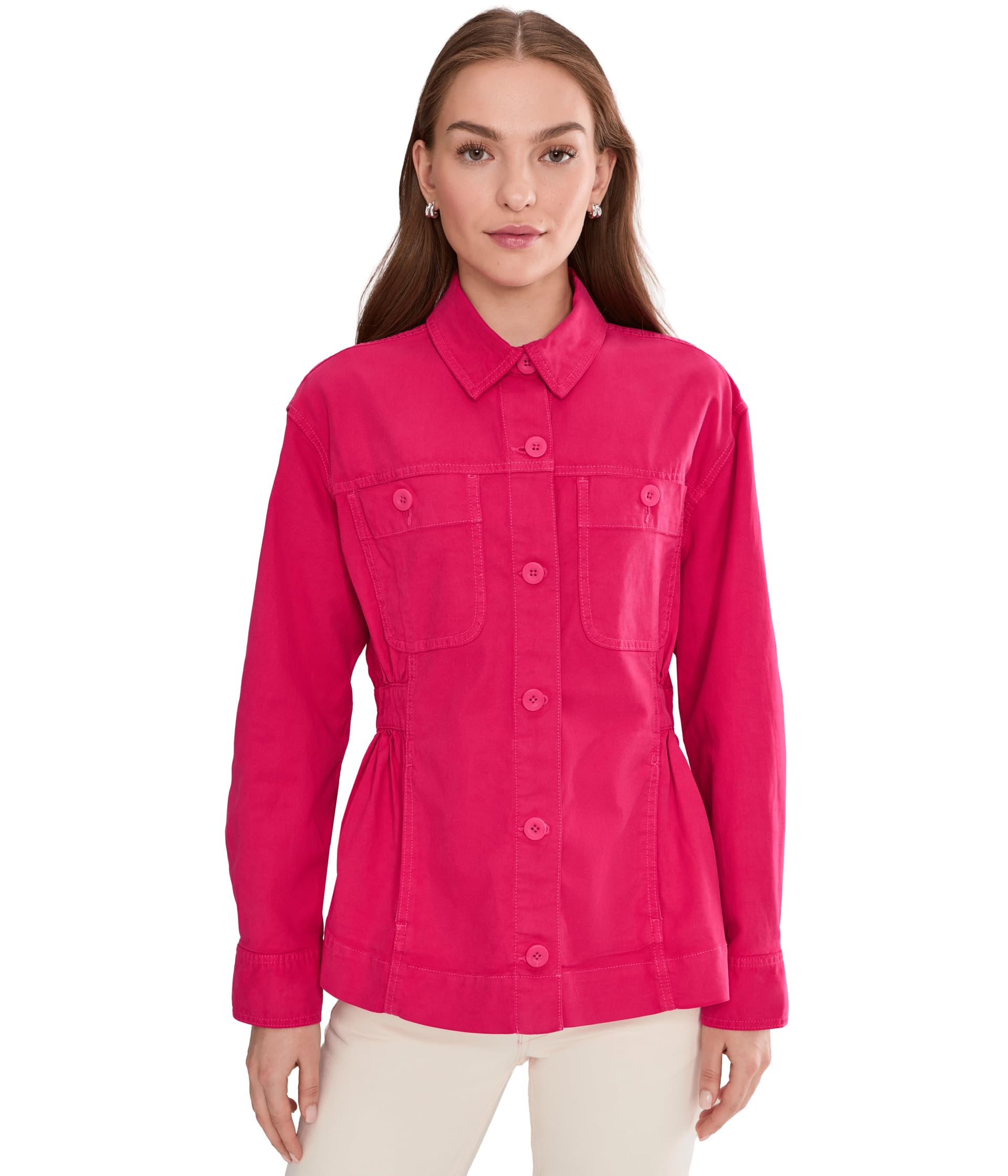 3/4 Sleeve Relaxed Shacket