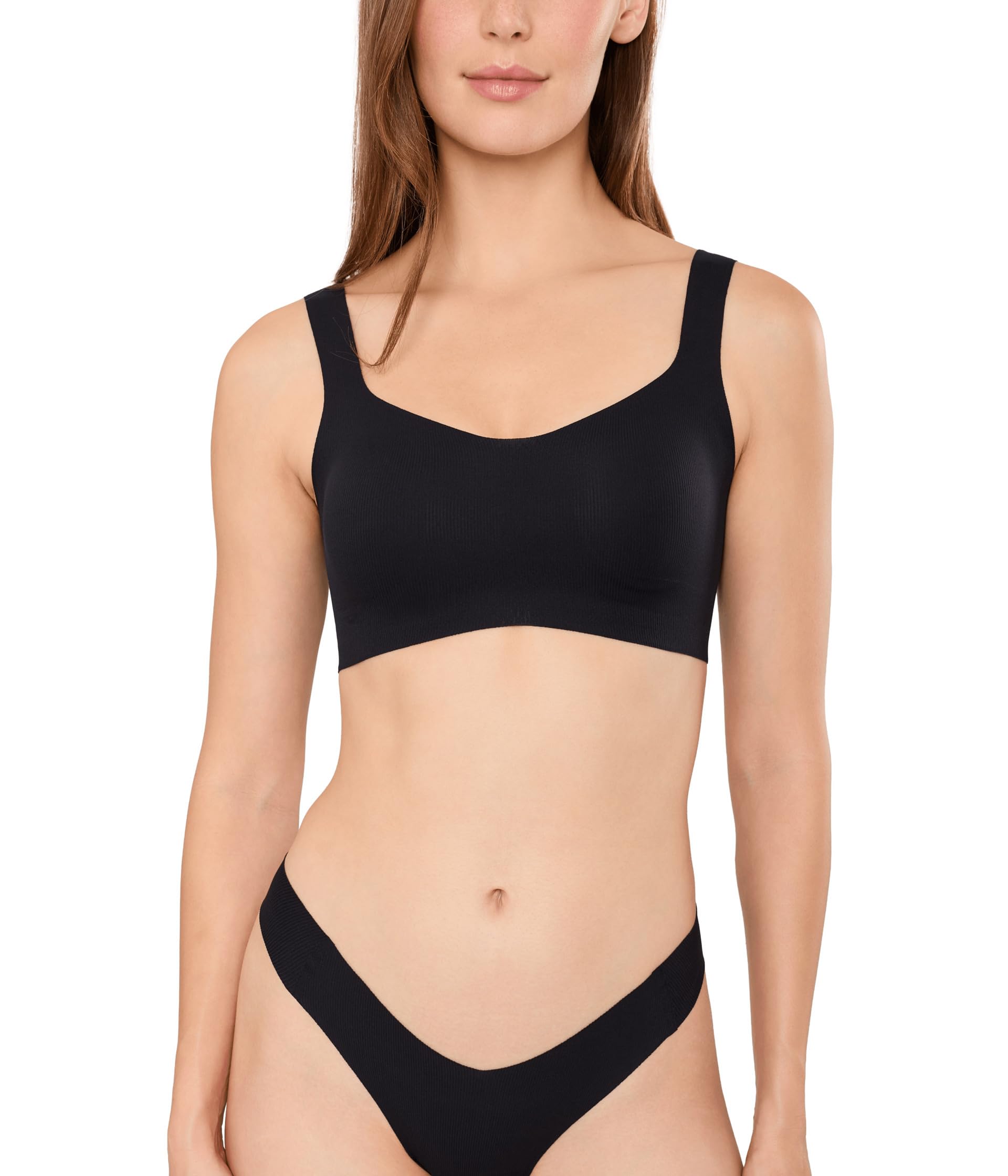 Cotton Refined Rib Bonded Bralette