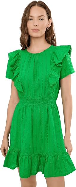 Ruffle Front Mini Dress