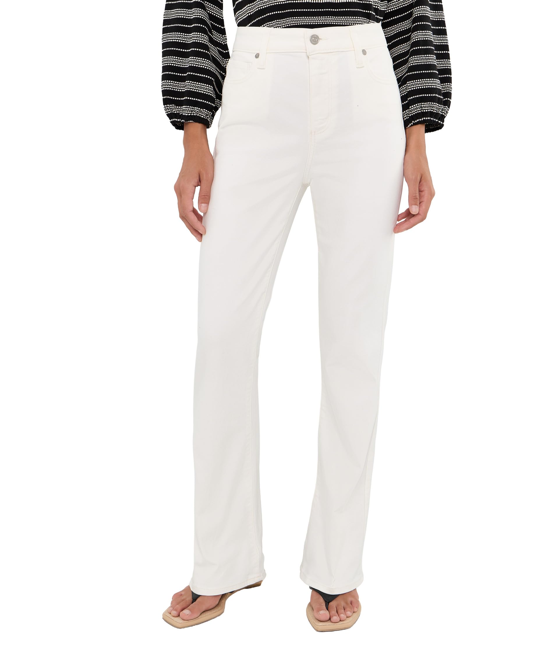 Petite High-Rise Laurel Canyon в цвете Tonal Ecru