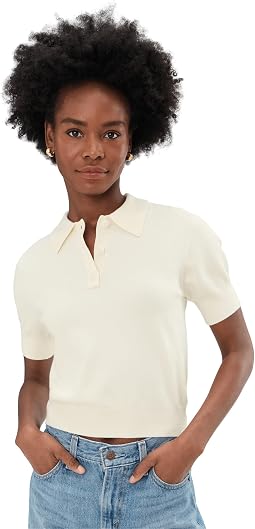 Christa Polo Short Sleeves Sweater