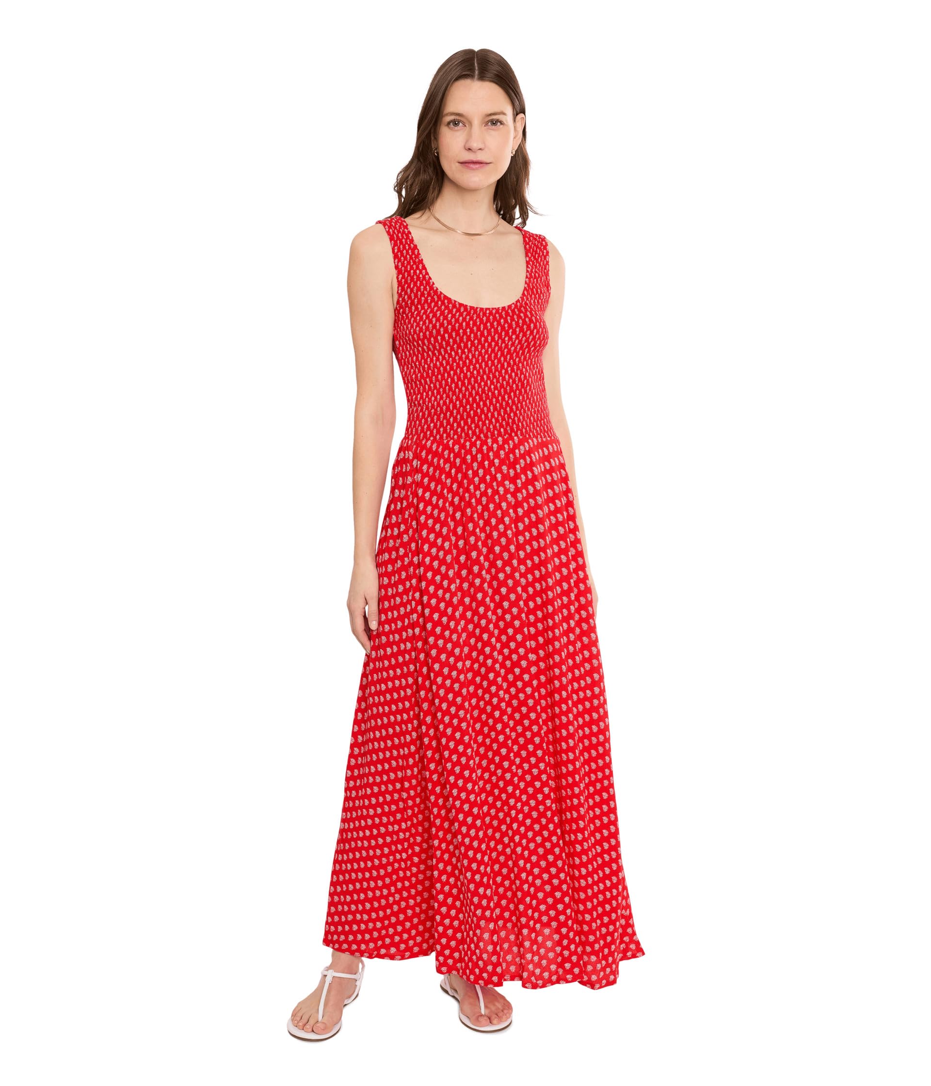 Faherty Женское платье Sophia Smocked
