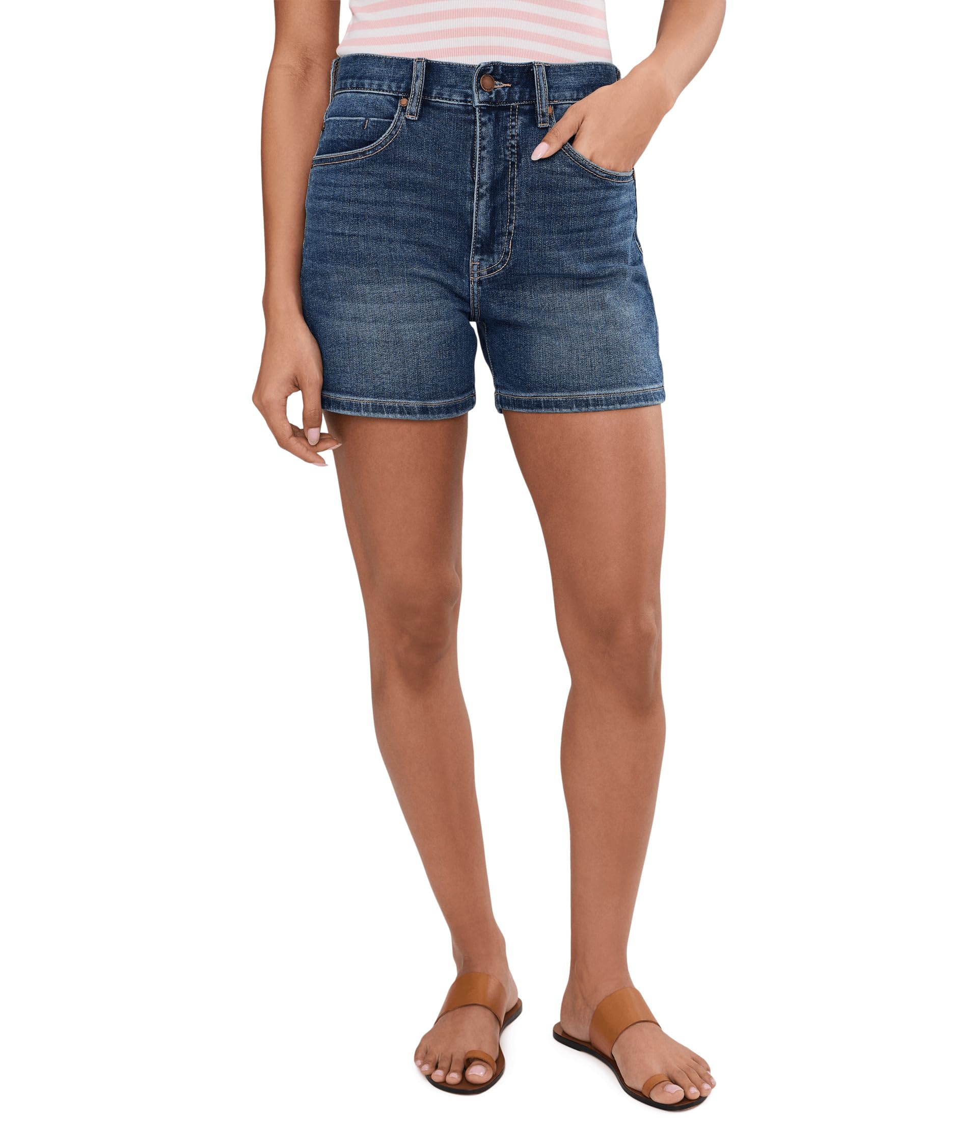 4.5" High-Rise Heritage Denim Shorts