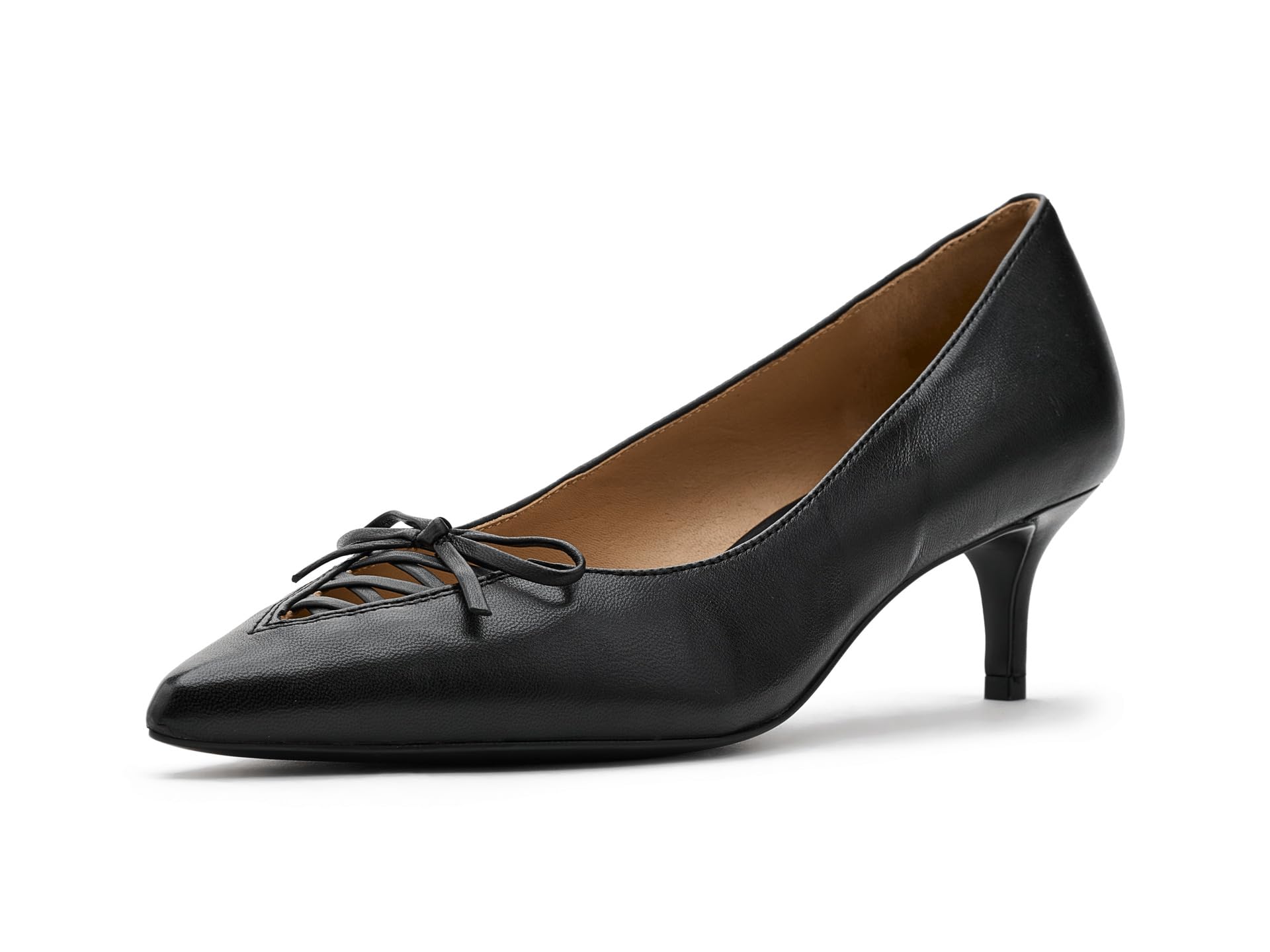 Adrienne Lace-Up Nappa Leather Pumps