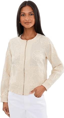 Женская куртка Long Sleeve Collarless With Smocking