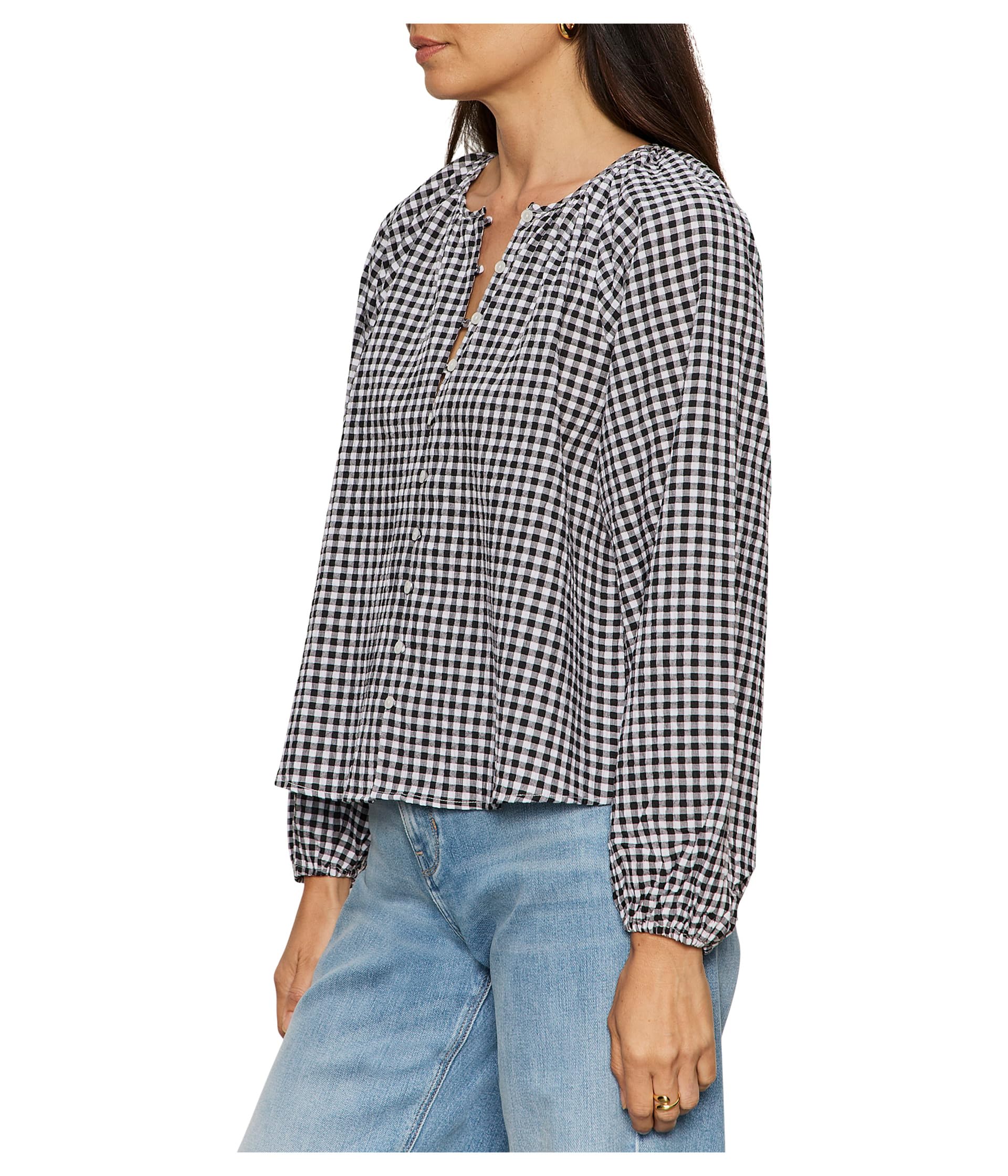 Блузка Perfect Gingham Button
