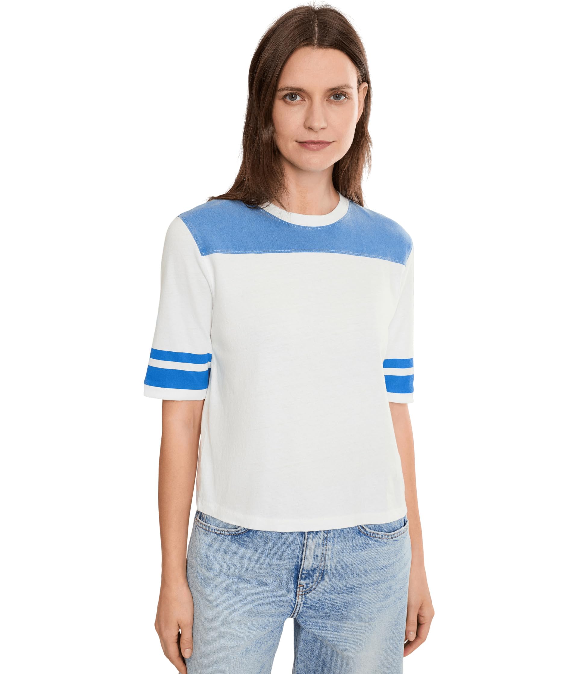 Vintage Jersey Crew Neck топ