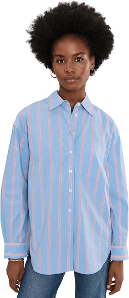 Easy Shirt - Midweight Washed Poplin