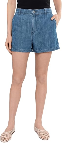 Zoe Shorts with E Back - Denim