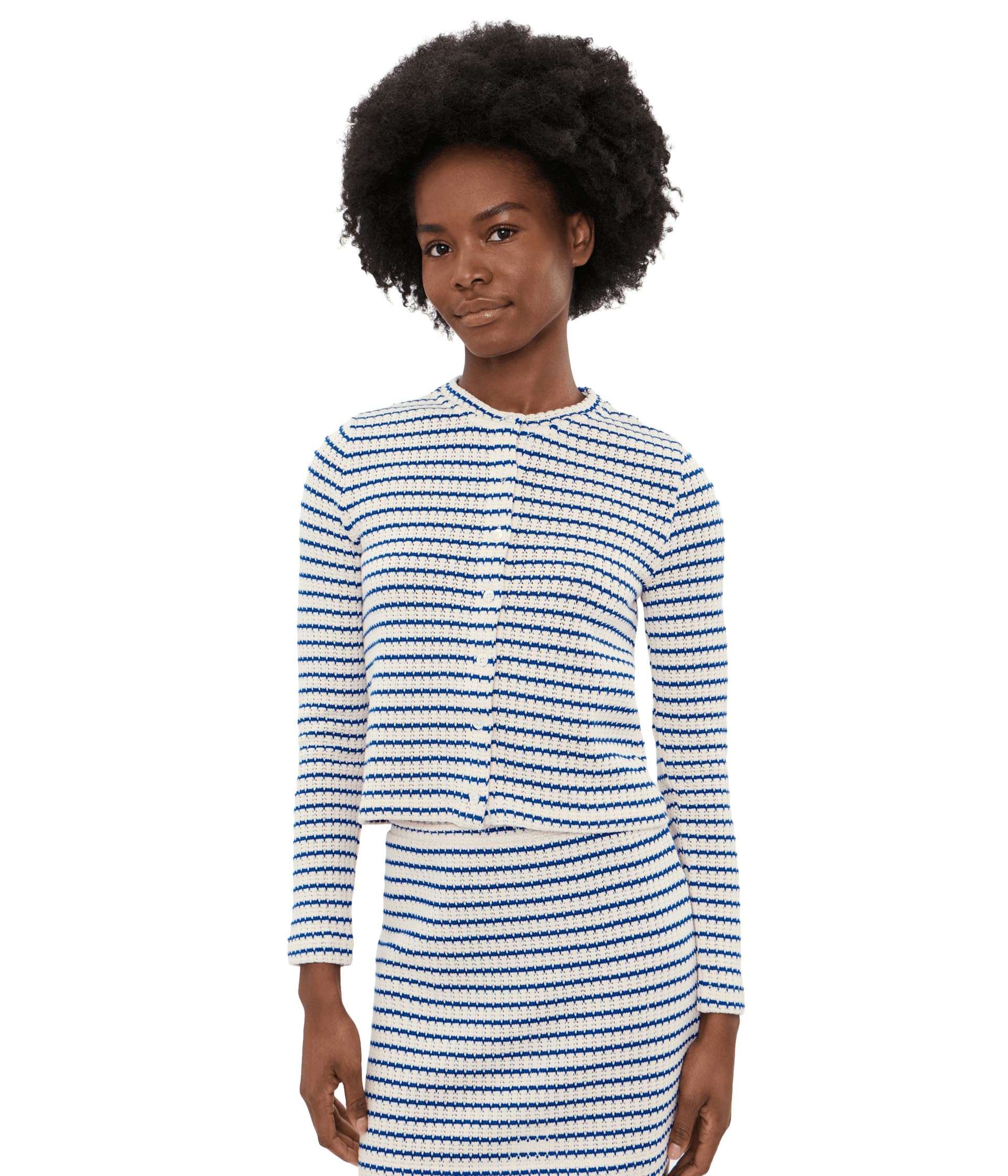 Топ Birdie Tuck Stitch Stripe