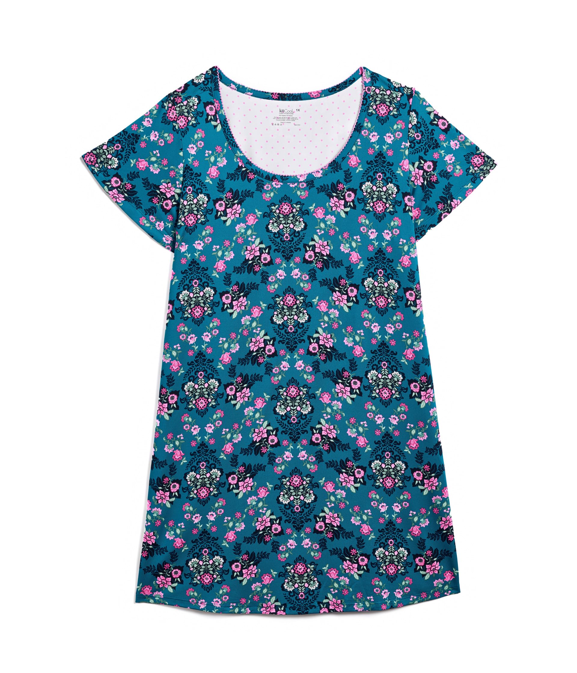 Plus Size Scoop Neck Sleepdress