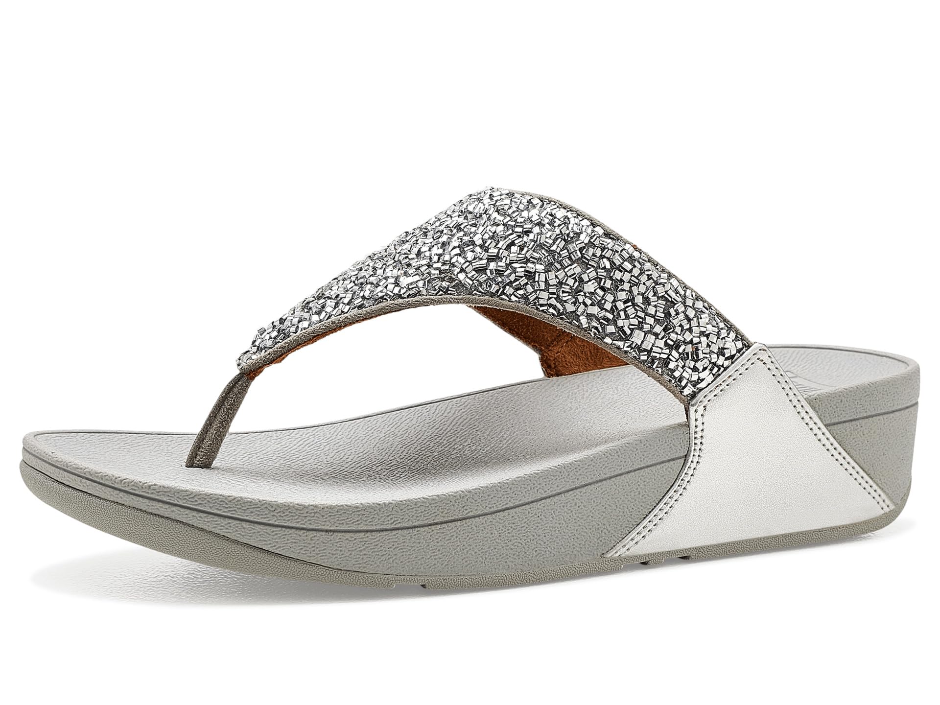 Lulu Shimmerfoil Toe-Thongs