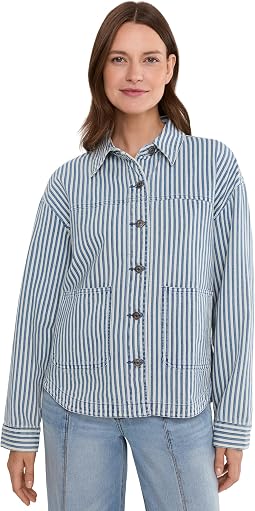 Ellie Stripe Denim Jacket Женский