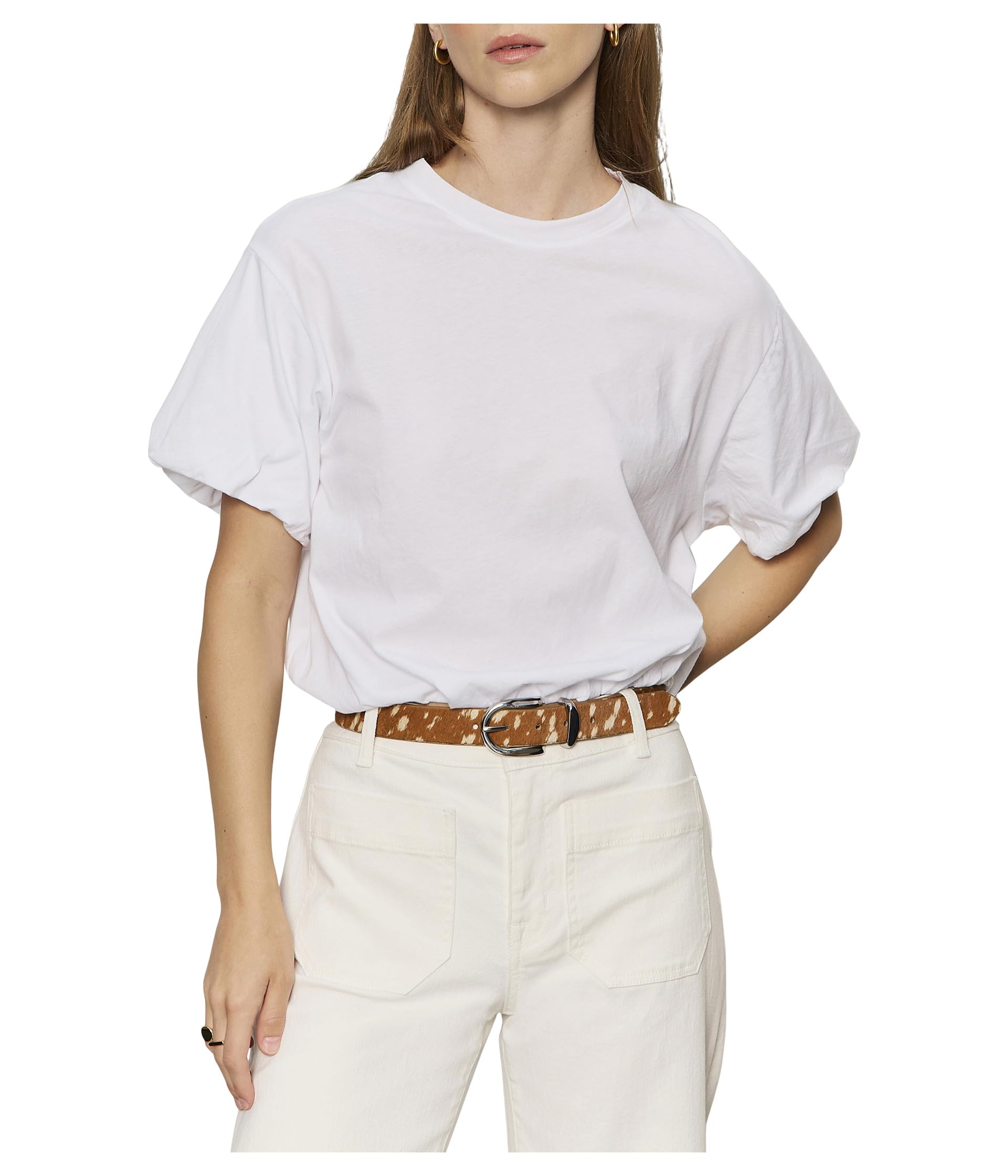 Футболка с воланами Pleat Bubble