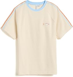 Футболка Terry Shoulder Stripe (Toddler/Little Kid/Big Kid) Janie and Jack