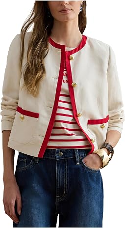 Lauren Ralph Lauren Женский блейзер из льна, Petite