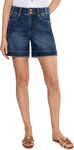 Berkyn Relaxed Denim Fray Hem Shorts