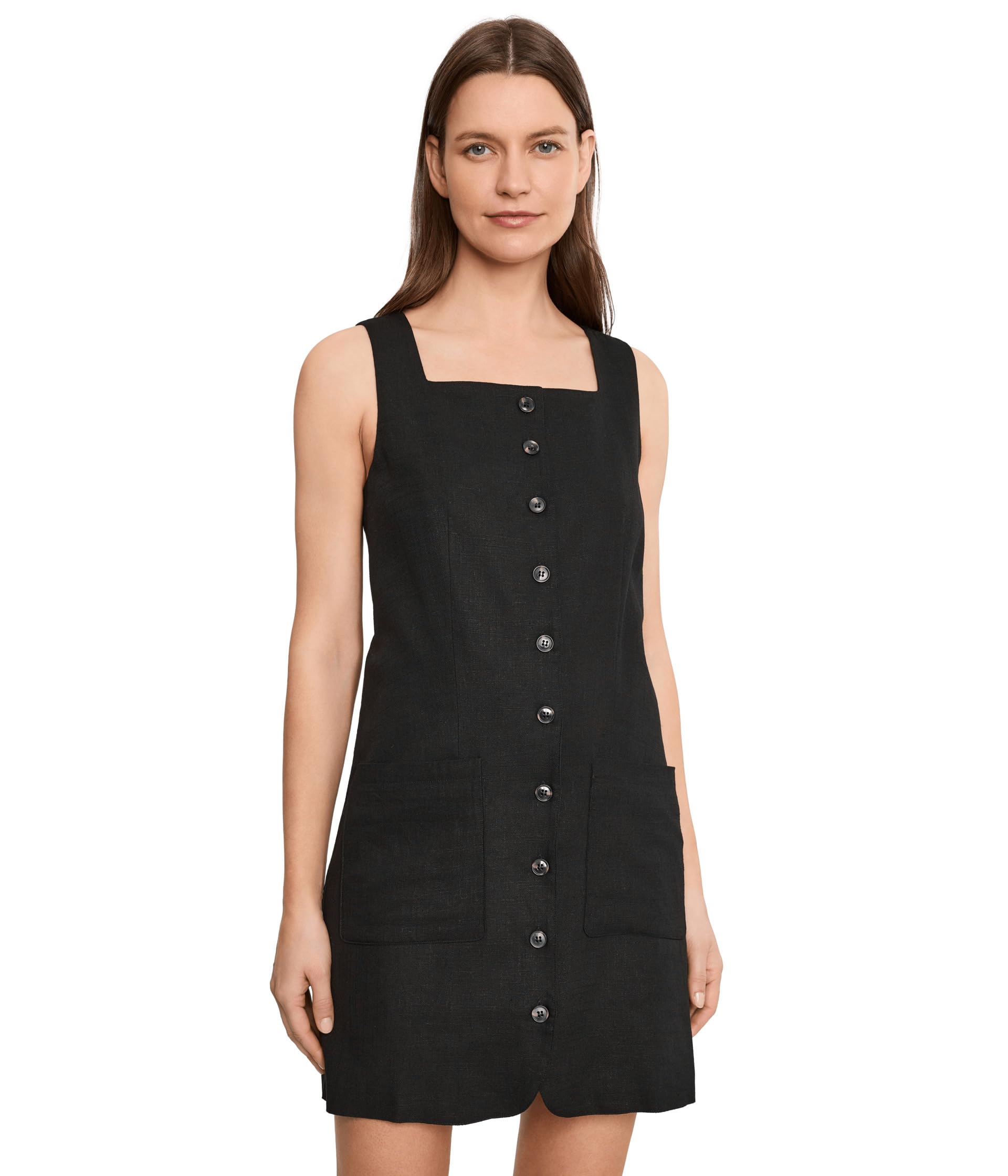 Платье Posh Button Linen