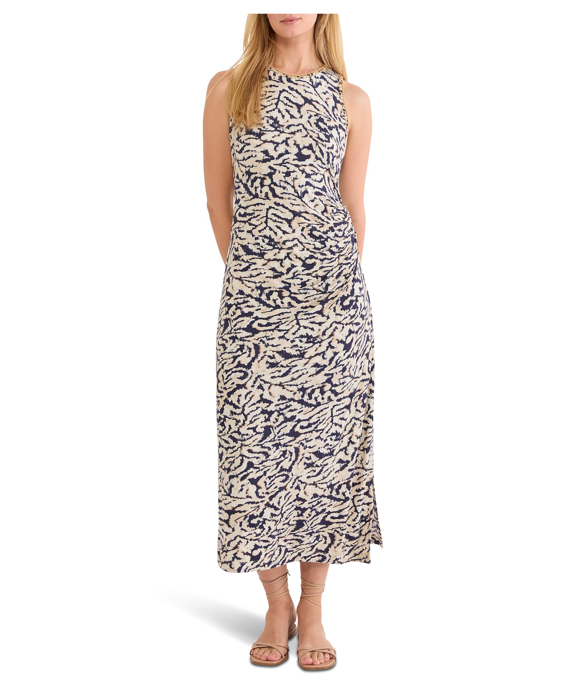 Платье Petite Contrast Swirl Heather