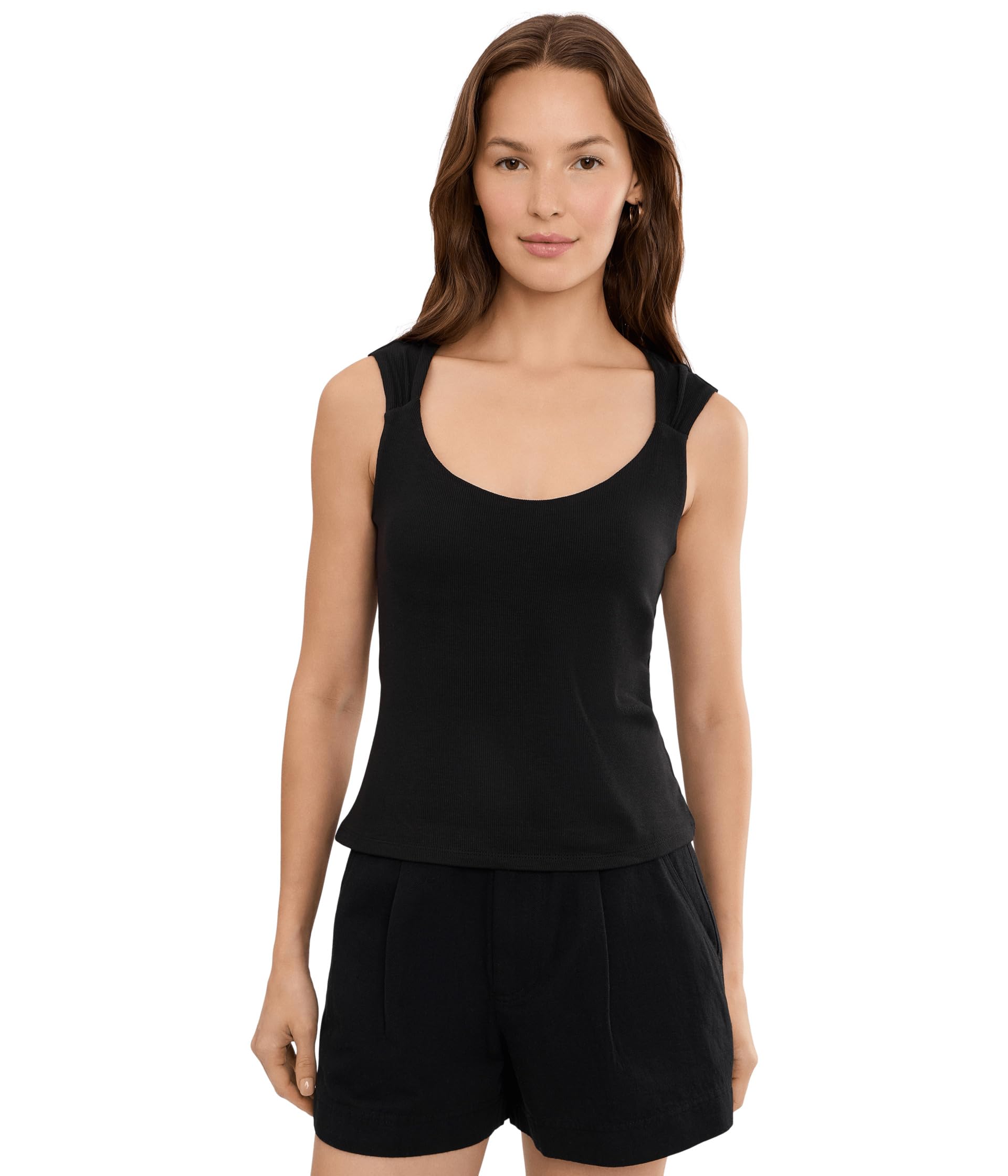Женский трикотажный топ Petite Sleeveless Built In Bra