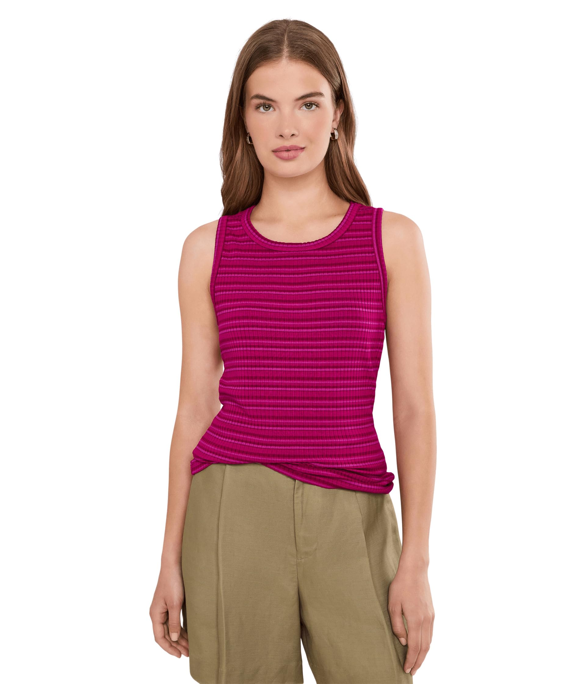 Michael Stars топ Carolie Ribbed Tank
