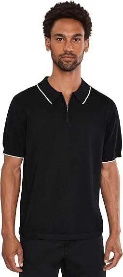 Мужской свитер-поло Short Sleeve Zip