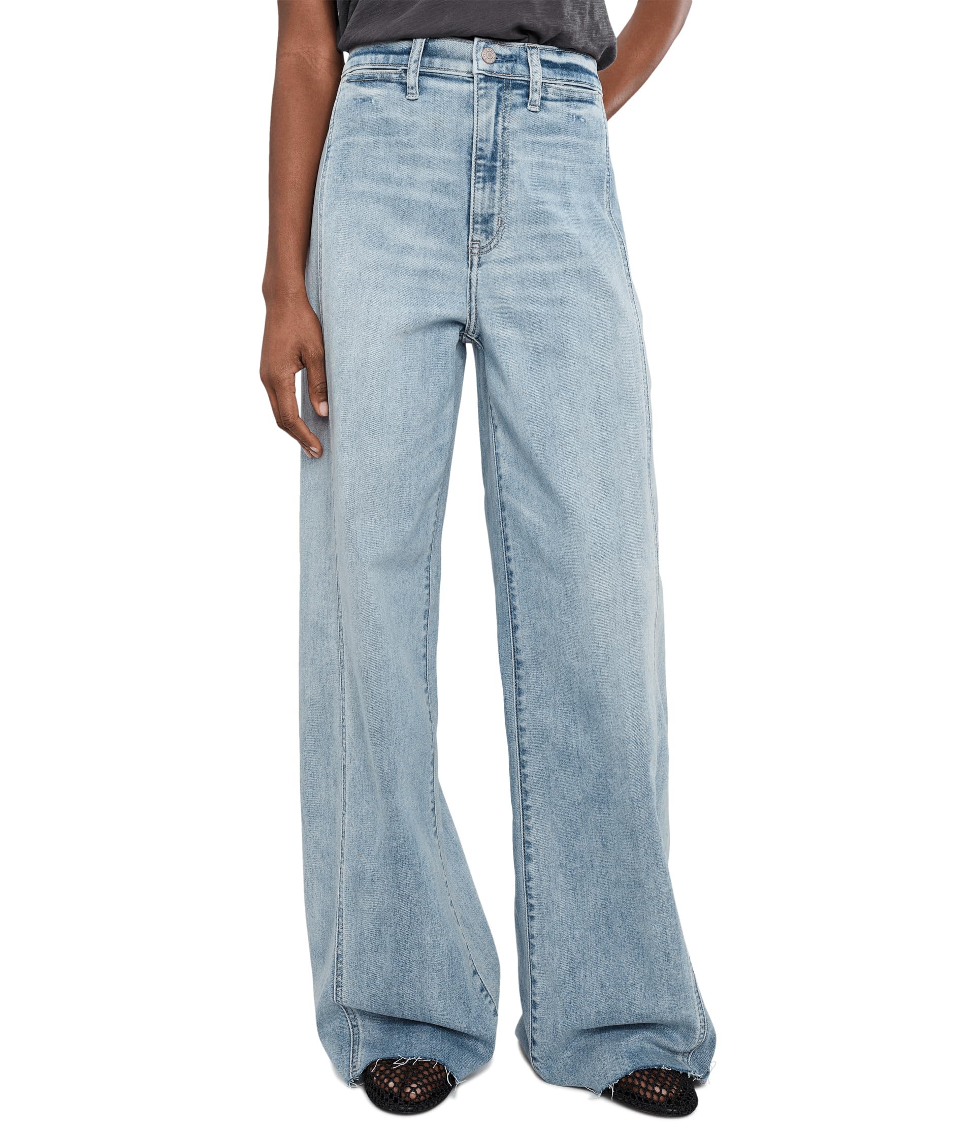 Far Out High-rise Wide Leg In Hot Streak