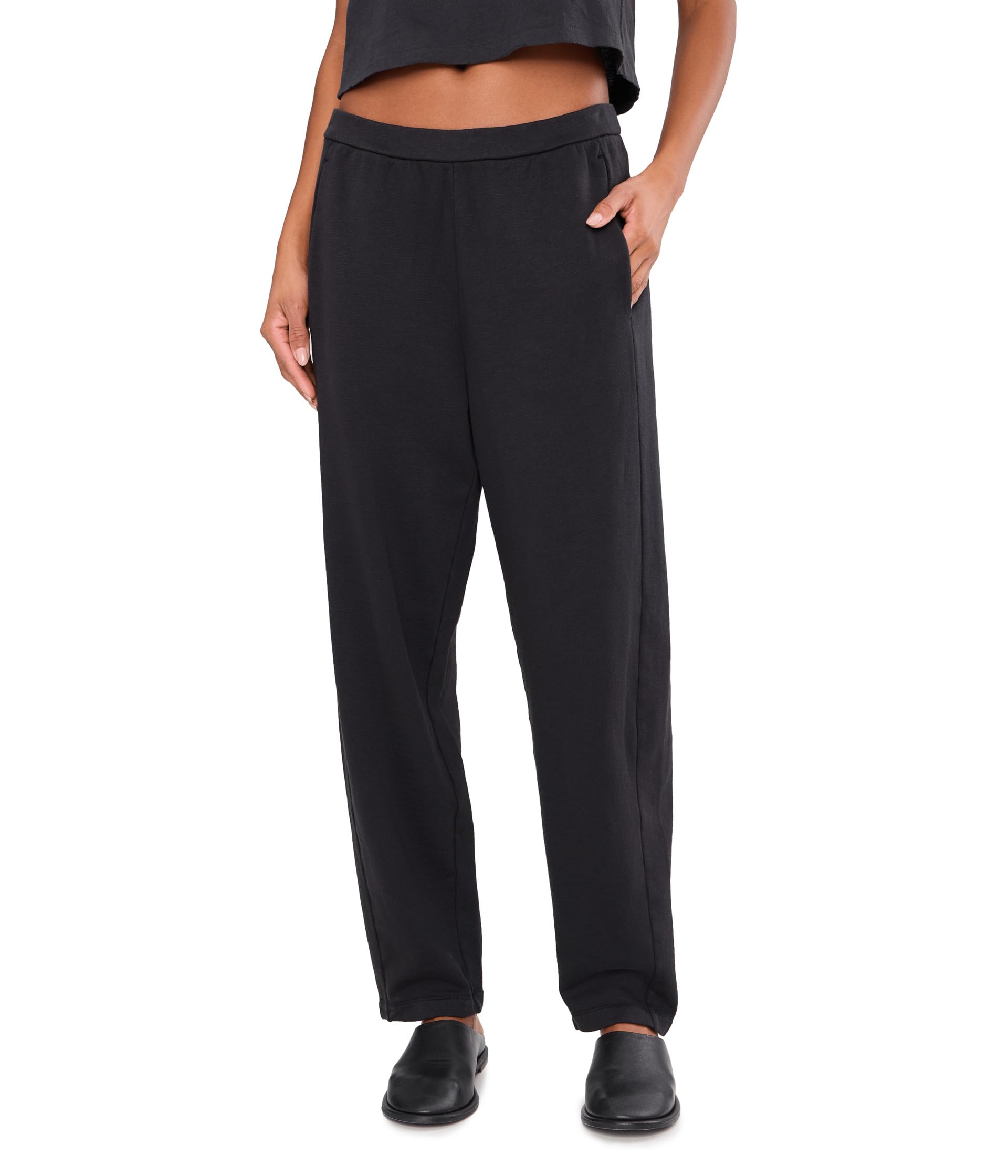 Брюки Terry Slouch с эффектом окрашивания ткани от Eileen Fisher