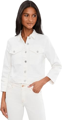 Женский укороченный жакет Liverpool Los Angeles Petite Cropped w/ Bracelet Length Cuffed Sleeve