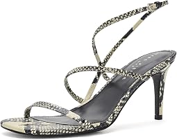 Ivory/Black Snake Leather