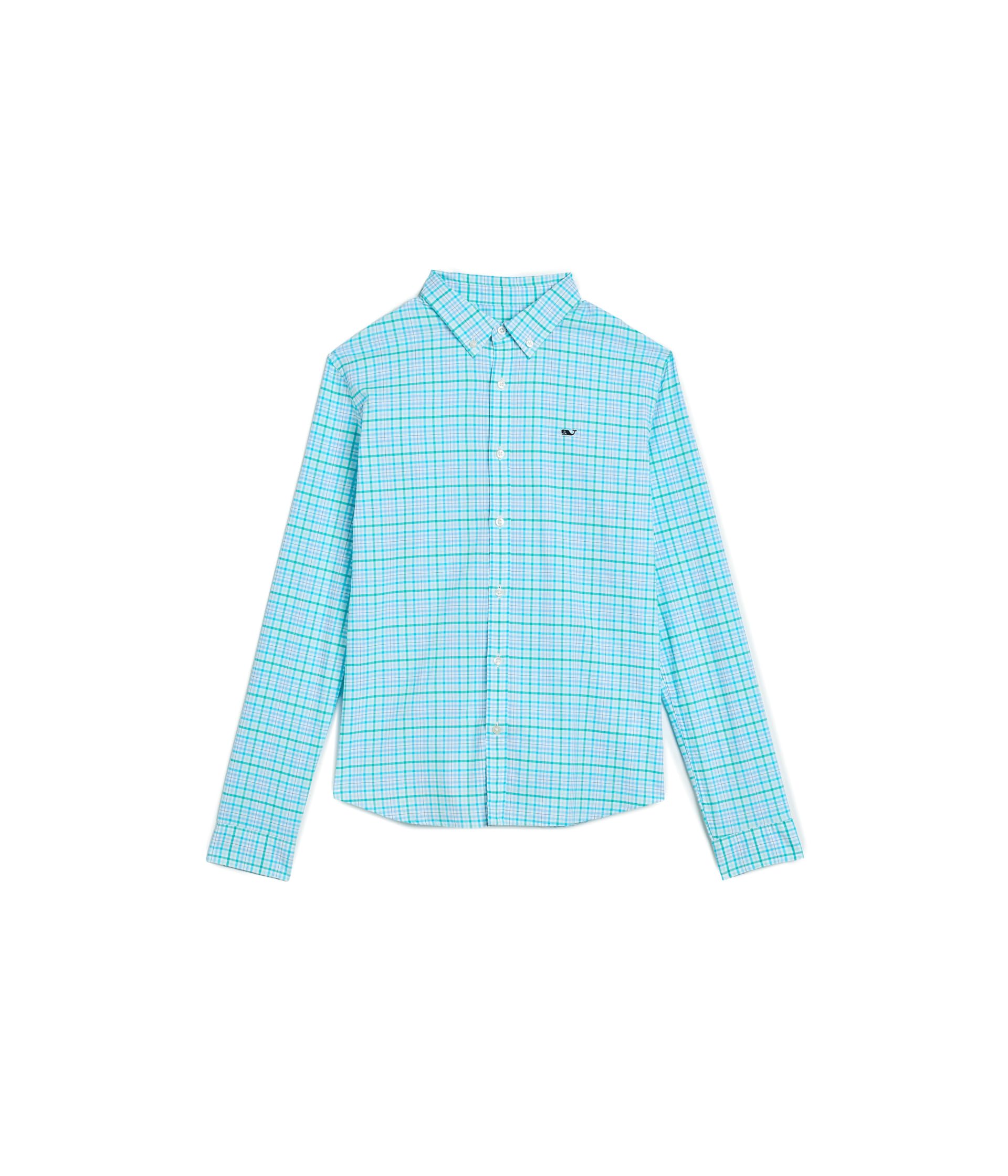 Рубашка Tiki Torch Plaid Performance Cotton (Toddler/Little Kid/Big Kid)