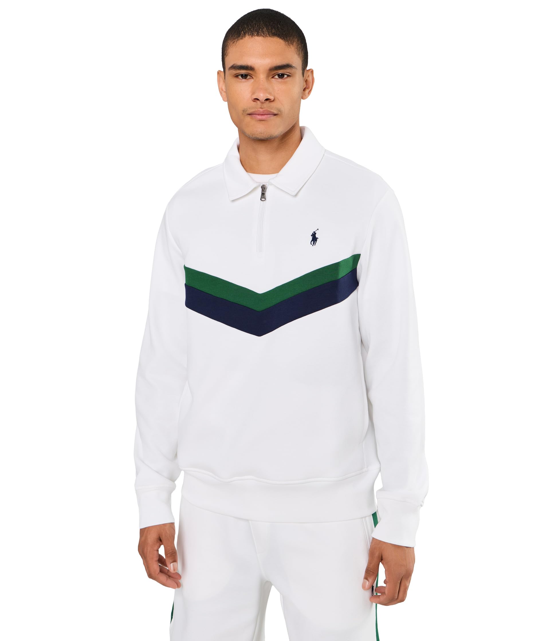 Double Knit Quarter Zip Sweatshirt