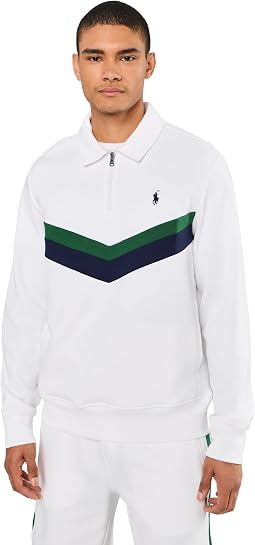 Double Knit Quarter Zip Sweatshirt