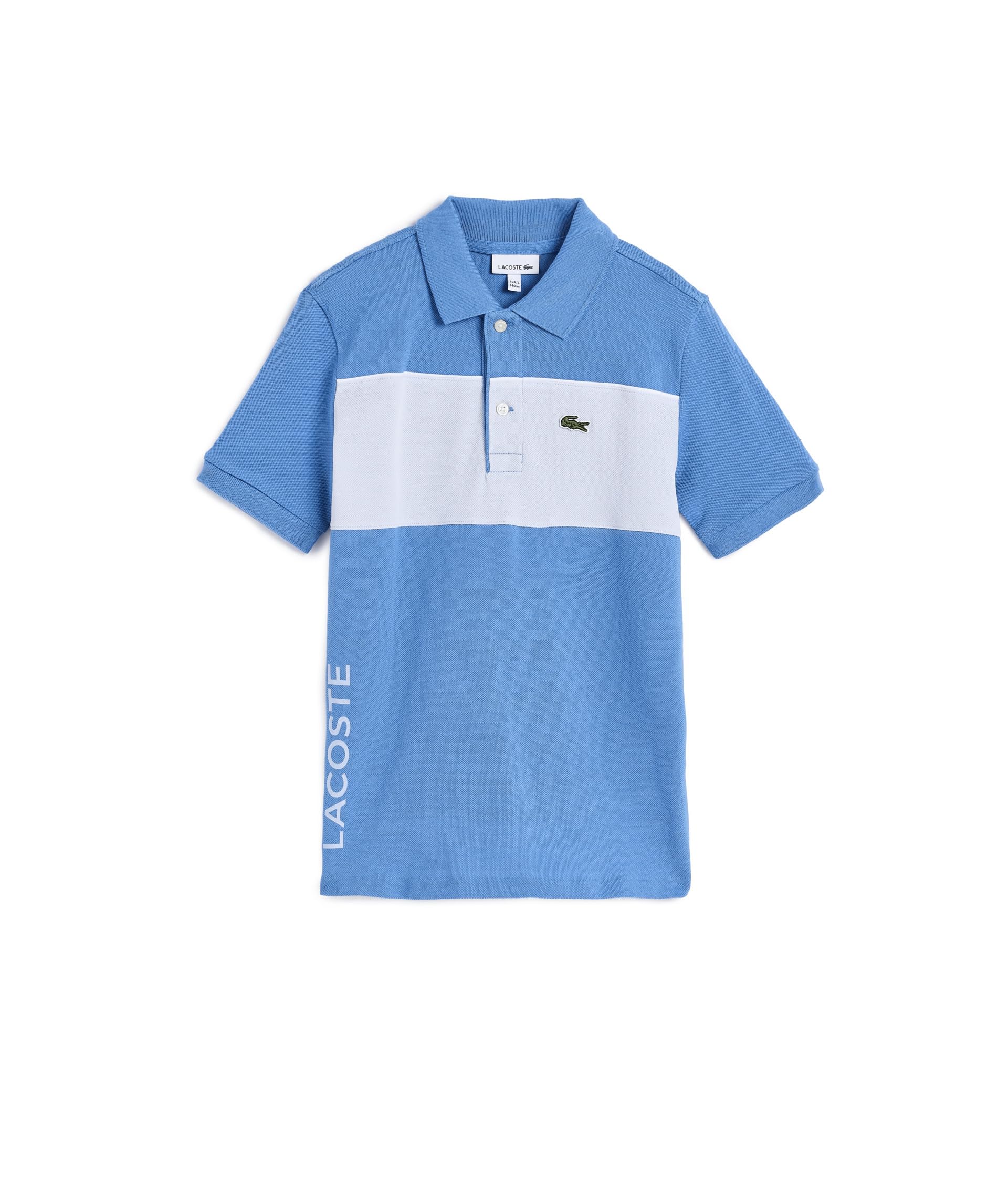 Поло Lacoste Kids в стиле Color-Blocked Pique