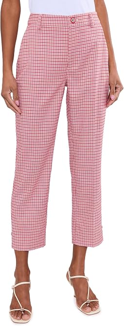 Kelsey Mid-Rise Crop Trouser with Slit 26in Inseam