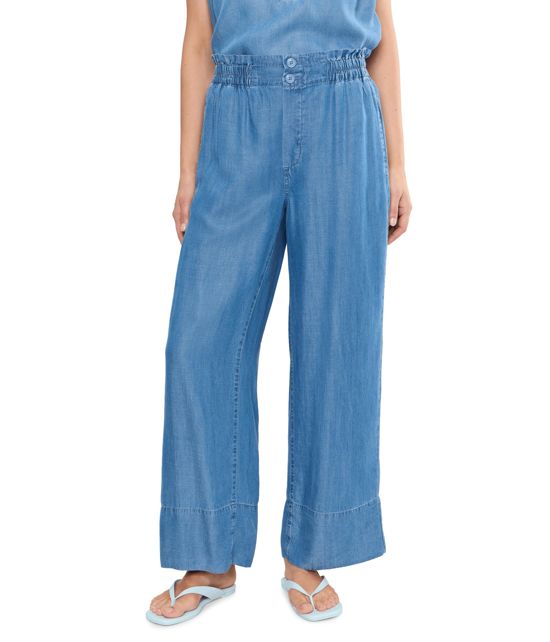 Liverpool Los Angeles Cinch Waist High-Rise Pull-On Pants женские брюки