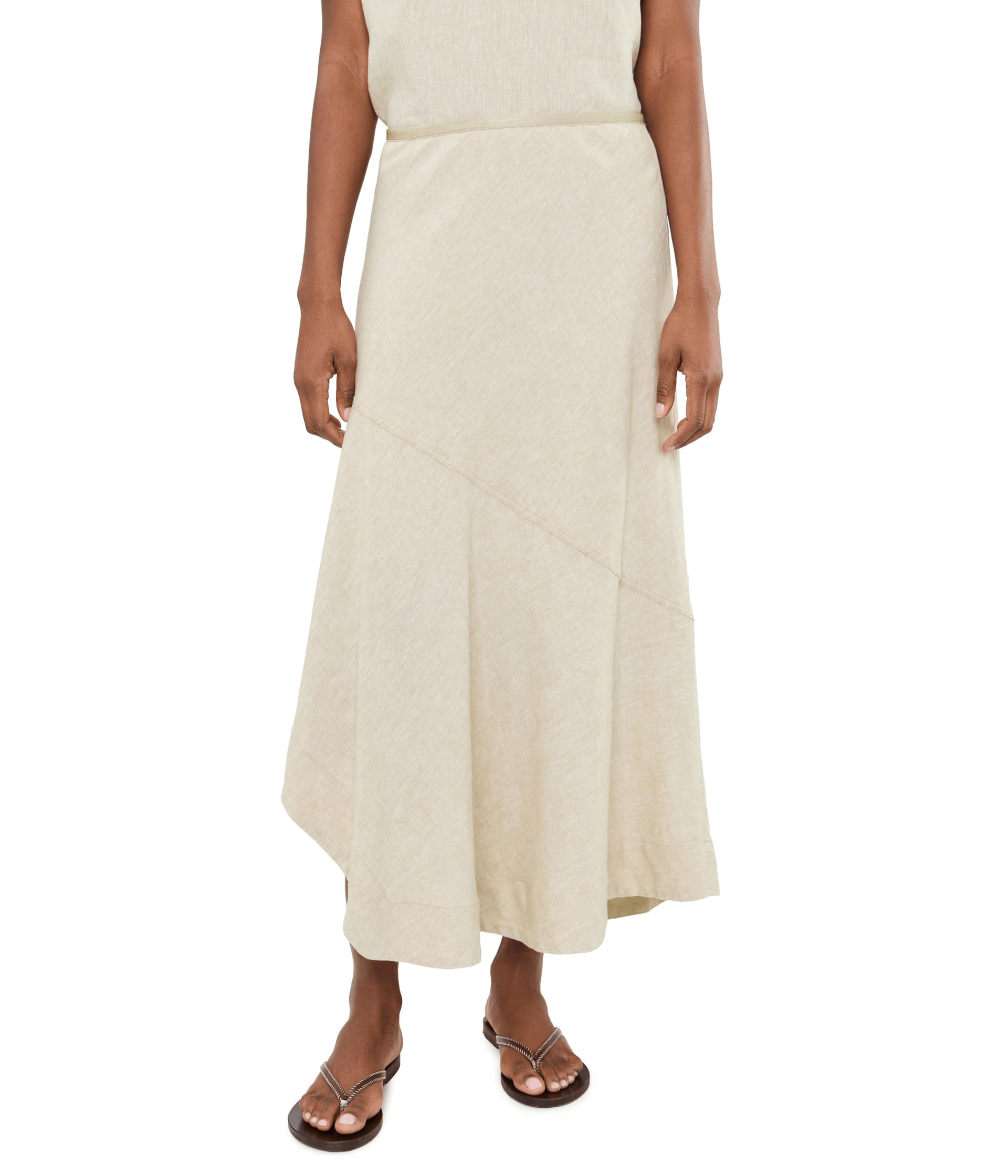 Long Engagement Rumba Linen Skirt